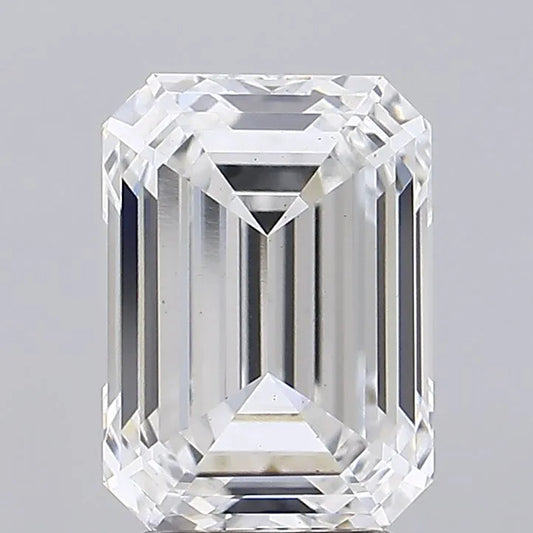 4.00ct Emerald Lab Grown Diamond (Colour E, Clarity VS2, IGI Certified)