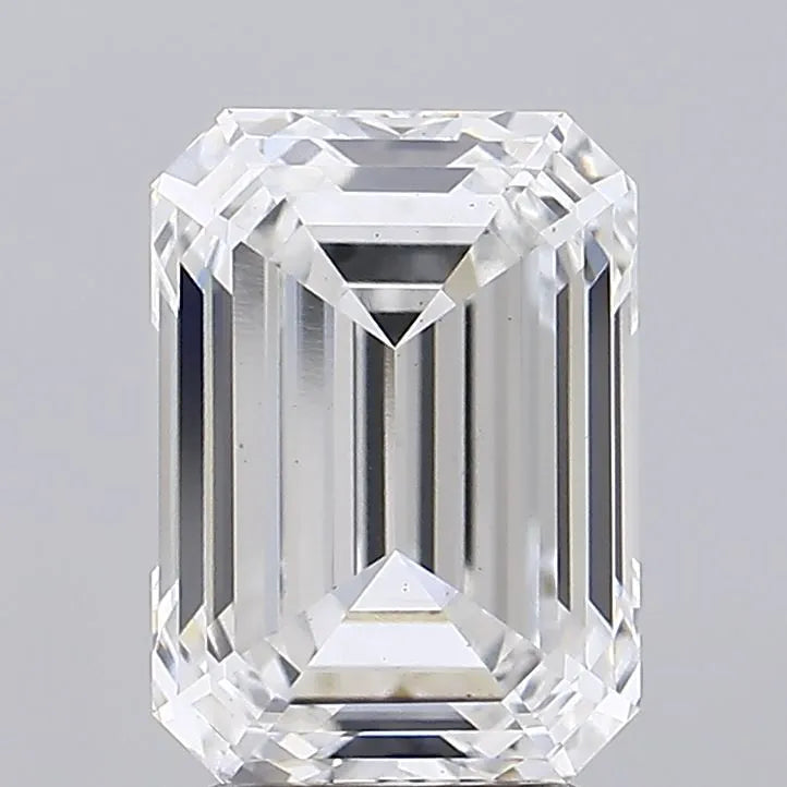 4.00ct Emerald Lab Grown Diamond (Colour E, Clarity VS2, IGI Certified)