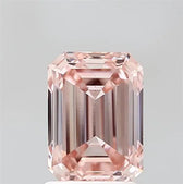 2.00ct Emerald Lab Grown Diamond (Colour Fancy Intense Pink, Clarity VS2, IGI Certified)