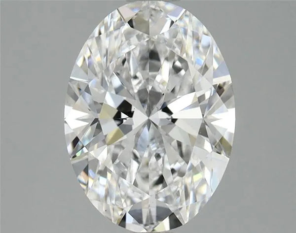 2.00ct Oval Lab Grown Diamond (Colour D, Clarity VS2, IGI Certified)