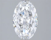 2.00ct Oval Lab Grown Diamond (Colour D, Clarity VVS2, IGI Certified)