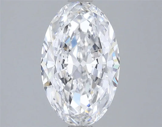 2.00ct Oval Lab Grown Diamond (Colour D, Clarity VVS2, IGI Certified)