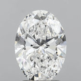2.00ct Oval Lab Grown Diamond (Colour D, Clarity VVS2, IGI Certified)