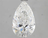 2.00ct Pear Lab Grown Diamond (Colour F, Clarity VS1, IGI Certified)