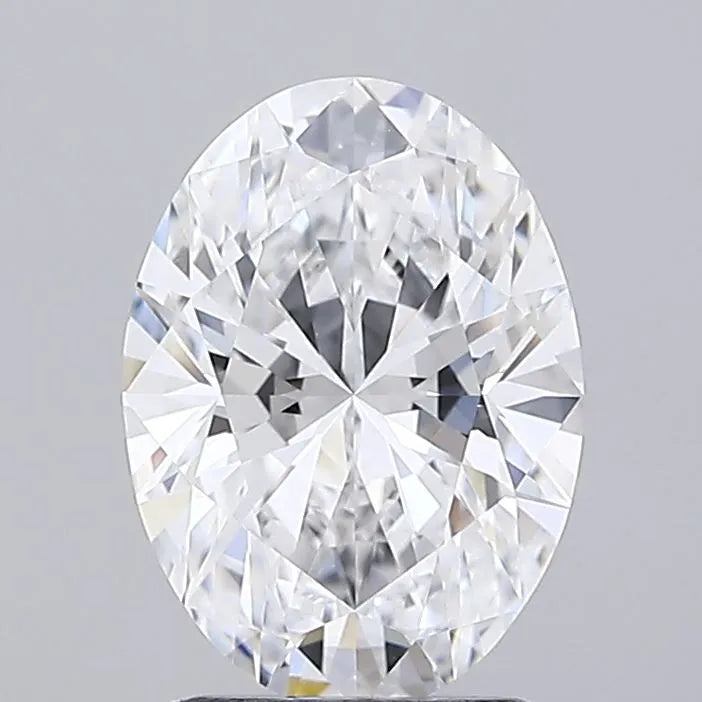 2.04ct Oval Lab Grown Diamond (Colour D, Clarity VVS2, IGI Certified)