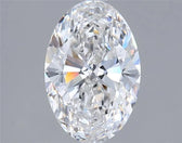 2.05ct Oval Lab Grown Diamond (Colour D, Clarity VS2, IGI Certified)