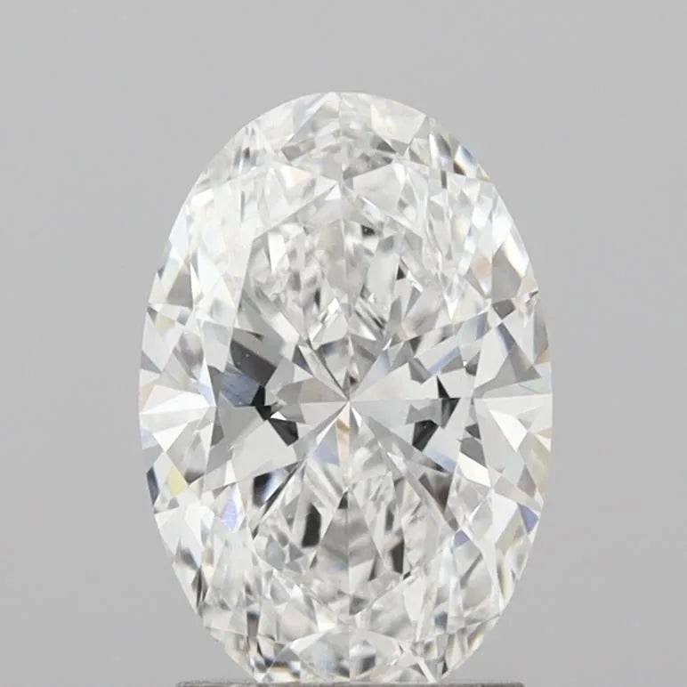 2.09ct Oval Lab Grown Diamond (Colour D, Clarity VVS2, IGI Certified)