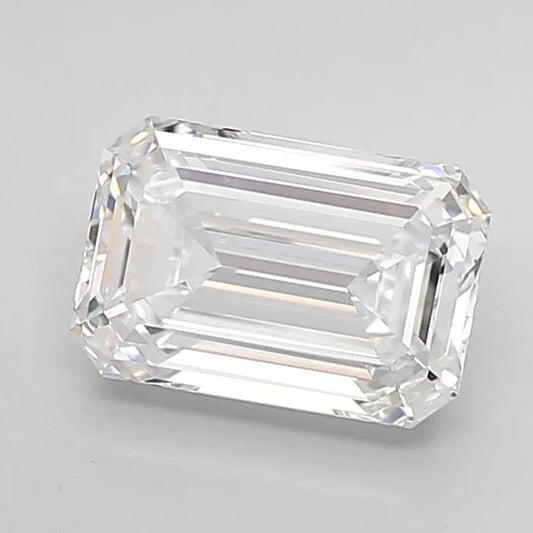 2.33ct Emerald Lab Grown Diamond (Colour D, Clarity IF, Cut EX, IGI Certified)