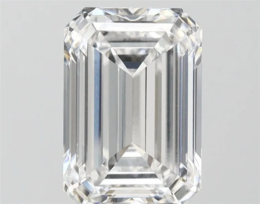 2.42ct Emerald Lab Grown Diamond (Colour D, Clarity VVS2, IGI Certified)