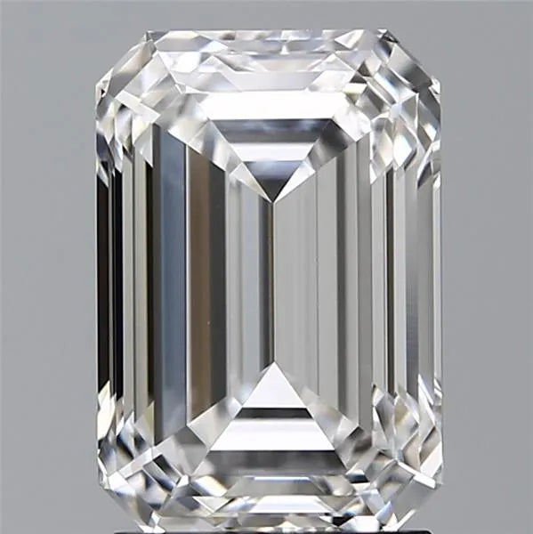 2.50ct Emerald Lab Grown Diamond (Colour D, Clarity VVS2, IGI Certified)