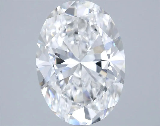 2.50ct Oval Lab Grown Diamond (Colour E, Clarity VVS2, GIA Certified)