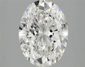 2.50ct Oval Lab Grown Diamond (Colour F, Clarity VVS2, IGI Certified)