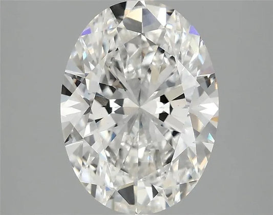 2.50ct Oval Lab Grown Diamond (Colour F, Clarity VVS2, IGI Certified)