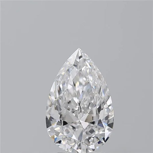 2.50ct Pear Natural Diamond (Colour D, Clarity VVS2, GIA Certified)
