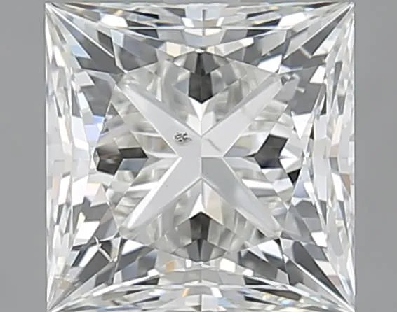 2.50ct Princess Natural Diamond (Colour J, Clarity SI1, Cut GD, GIA Certified)