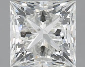 2.50ct Princess Natural Diamond (Colour J, Clarity SI1, Cut GD, GIA Certified)