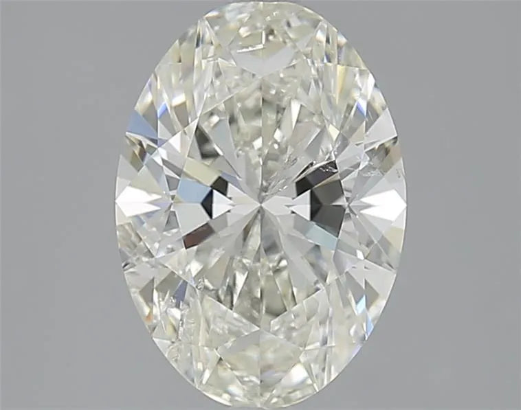 2.52ct Oval Natural Diamond (Colour J, Clarity SI2, Cut EX, IGI Certified)