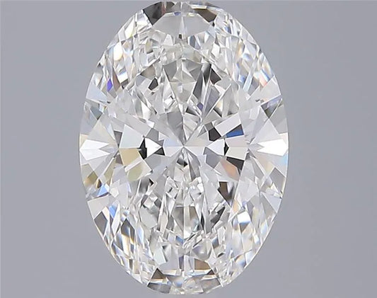2.70ct Oval Lab Grown Diamond (Colour F, Clarity VVS2, IGI Certified)