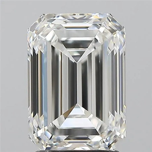 2.73ct Emerald Natural Diamond (Colour G, Clarity VVS2, GIA Certified)