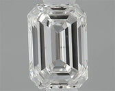 0.46ct Emerald Lab Grown Diamond (Colour F, Clarity VS1, IGI)