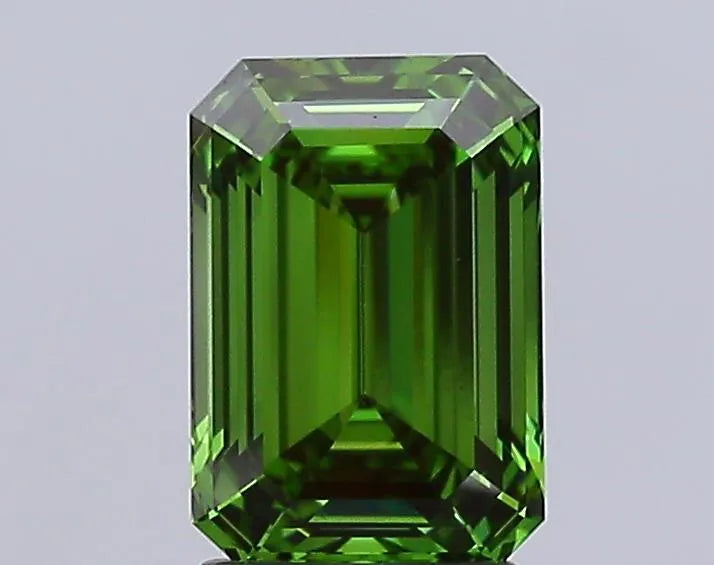 2.56ct Emerald Lab Grown Diamond (Colour Fancy Vivid Green, Clarity VS1, IGI Certified)