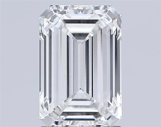 2.03ct Emerald Lab Grown Diamond (Colour E, Clarity VVS2, IGI Certified)