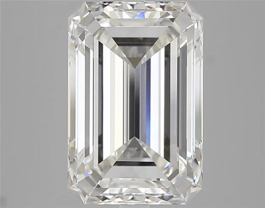 4.70ct Emerald Lab Grown Diamond (Colour F, Clarity VVS1, IGI Certified)