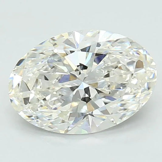 1.50ct Oval Lab Grown Diamond (Colour G, Clarity VVS1, Cut EX, IGI Certified)
