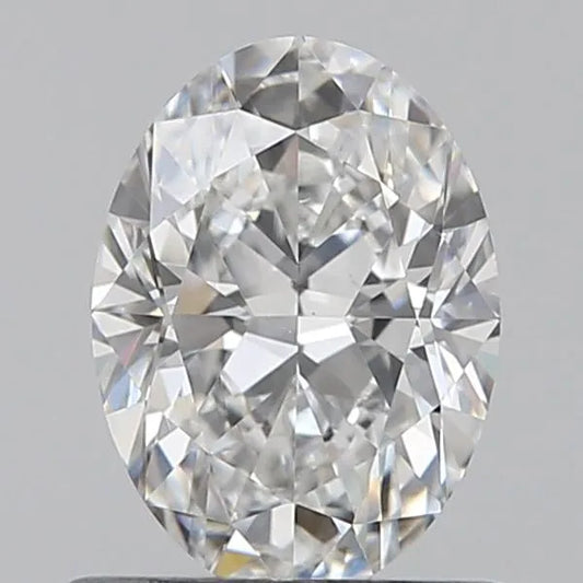 0.70ct Oval Natural Diamond (Colour F, Clarity VS2, Cut VG, GIA Certified)