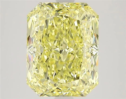 3.17ct Radiant Natural Diamond (Colour Fancy Yellow, Clarity VS1, Cut EX, GIA Certified)