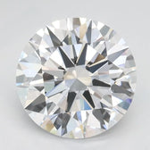 2.00ct Round Lab Grown Diamond (Colour D, Clarity VVS1, Cut ID, IGI Certified)