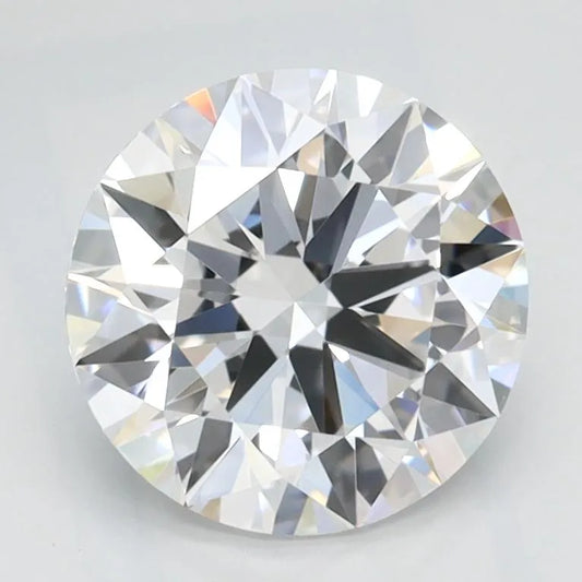 1.50ct Round Lab Grown Diamond (Colour D, Clarity VVS1, Cut EX, IGI Certified)
