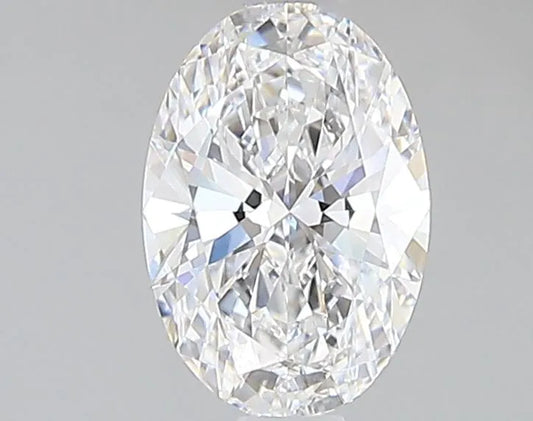1.00ct Oval Lab Grown Diamond (Colour D, Clarity VVS1, IGI Certified)