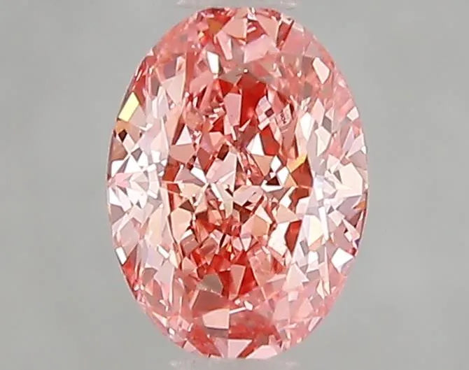 1.03ct Oval Lab Grown Diamond (Colour Fancy Vivid Pink, Clarity VS1, IGI Certified)