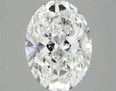 3.03ct Oval Lab Grown Diamond (Colour D, Clarity SI2, IGI Certified)