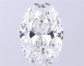 3.04ct Oval Lab Grown Diamond (Colour E, Clarity SI1, IGI Certified)