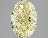 3.06ct Oval Lab Grown Diamond (Colour Fancy Intense Yellow, Clarity VS1, IGI Certified)