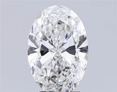 3.25ct Oval Lab Grown Diamond (Colour F, Clarity VVS2, IGI Certified)