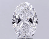 3.71ct Oval Lab Grown Diamond (Colour D, Clarity VVS2, IGI Certified)