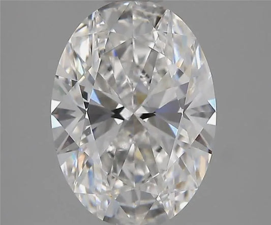 2.06ct Oval Lab Grown Diamond (Colour E, Clarity VVS2, IGI Certified)