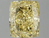 3.08ct Cushion modified Lab Grown Diamond (Colour Fancy Vivid Yellow, Clarity VS2, IGI Certified)