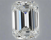 4.98ct Emerald Lab Grown Diamond (Colour F, Clarity VS1, Uncertified)