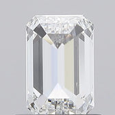 0.97ct Emerald Lab Grown Diamond (Colour F, Clarity VS2, IGI Certified)