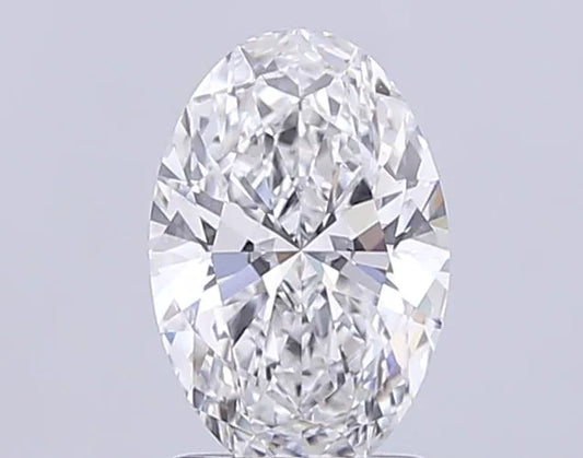 2.03ct Oval Lab Grown Diamond (Colour E, Clarity VVS2, IGI Certified)