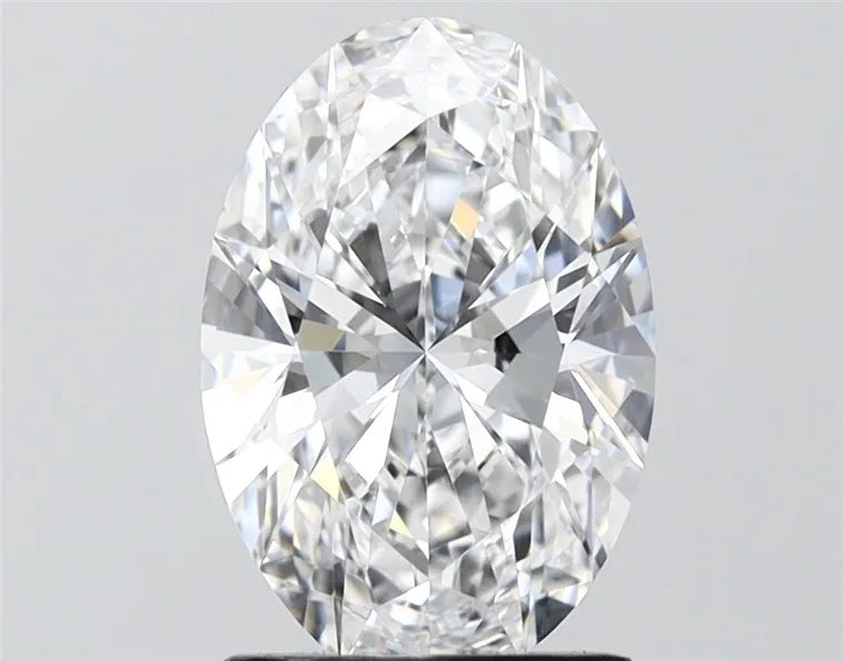 2.10ct Oval Lab Grown Diamond (Colour D, Clarity VVS2, IGI Certified)