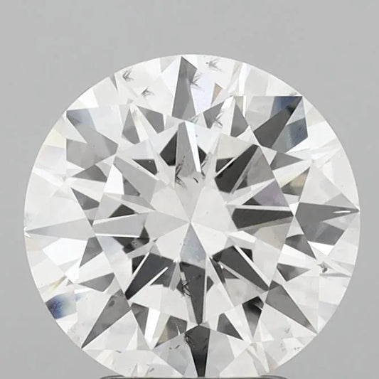 3.00ct Round Lab Grown Diamond (Colour F, Clarity SI1, Cut EX, IGI Certified)