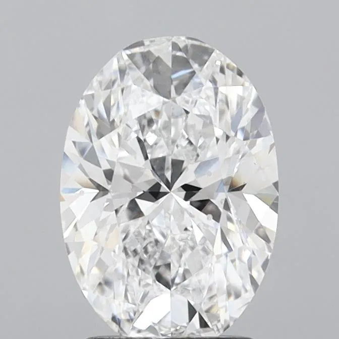2.01ct Oval Lab Grown Diamond (Colour D, Clarity VS2, IGI Certified)