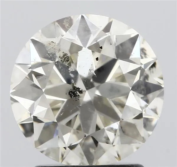 2.04ct Round Natural Diamond (Colour J, Clarity SI2, Cut EX, IGI Certified)