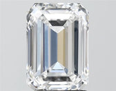3.08ct Emerald Lab Grown Diamond (Colour D, Clarity VVS2, IGI Certified)