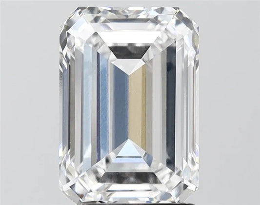 3.08ct Emerald Lab Grown Diamond (Colour D, Clarity VVS2, IGI Certified)